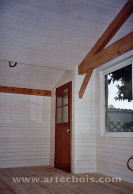 extension maison en bois interieur