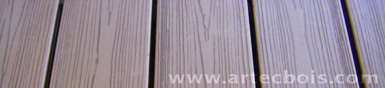 platelage de lames de terrasse en bois composite déécor ipé imputrescibles